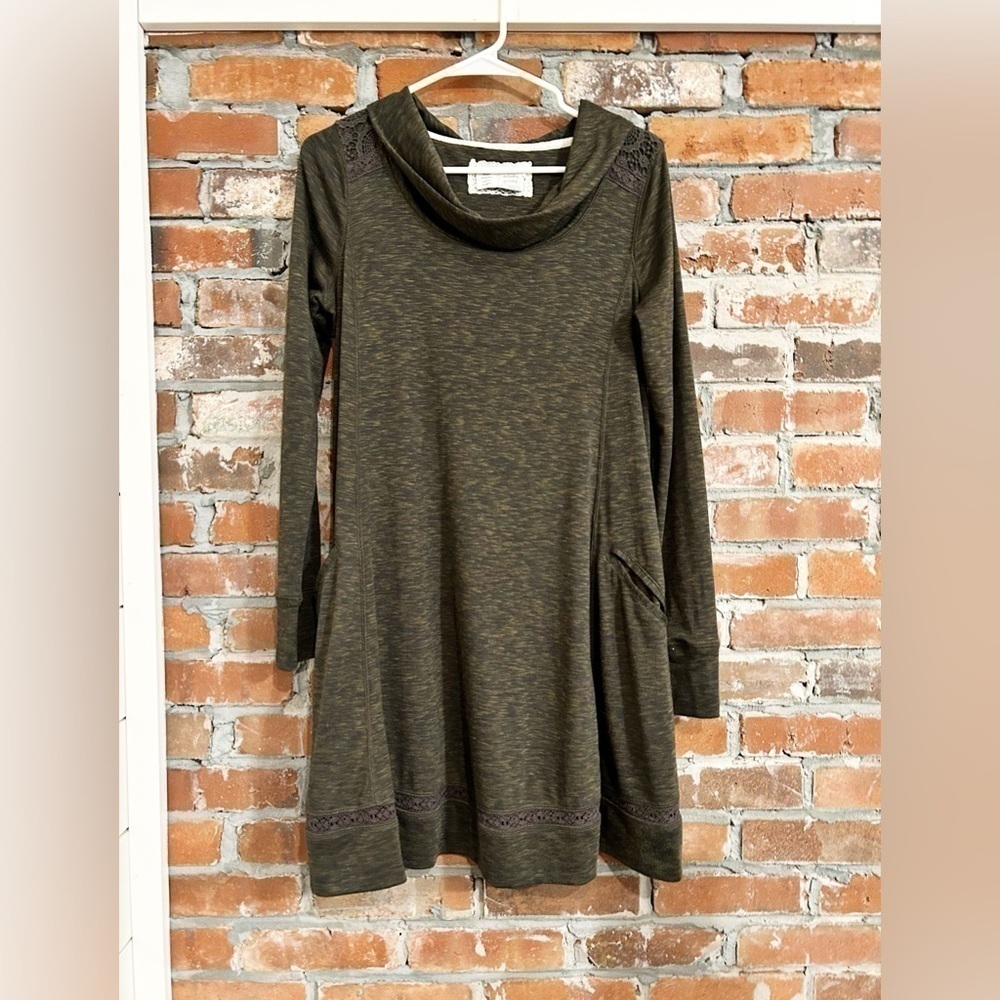 Anthropologie Saturday Sunday Cowl Neck Dress Size S